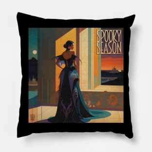 Halloween Spooky Season Blood Countess Pulp Cover Pillow