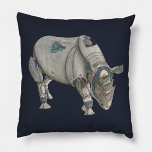 Crash of Rhinos Mechanical Rhino Electric Wolf Pillow