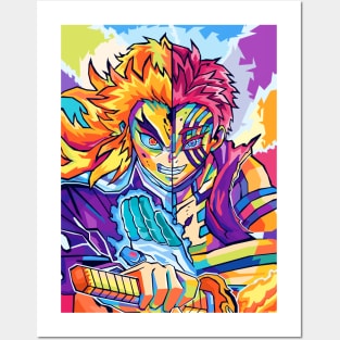 Rengoku Kimetsu No Yaiba Poster for Sale by Cu4ni54rt