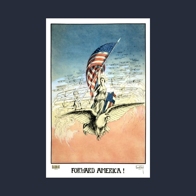 WWI Military Propaganda Poster Art by MasterpieceCafe