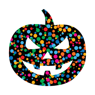 Pumpkin With Dot Day style T-Shirt