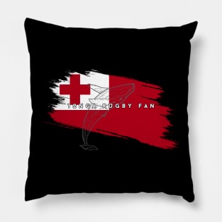 Minimalist Rugby Part 3 #019 - Tonga Rugby Fan Pillow