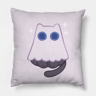 Ghost Cat Pillow