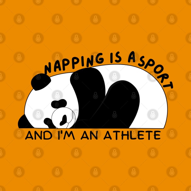 Napping is a sport and i am an athlete by Artist usha