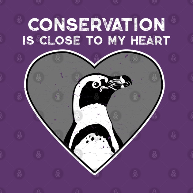 Penguin Conservation Heart by Peppermint Narwhal