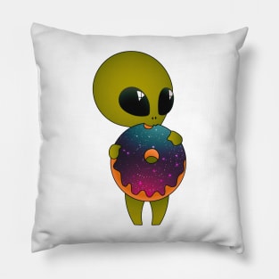 Alien donuts Pillow