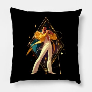 Rock Legend in the Spotlight - Rock Music Pillow