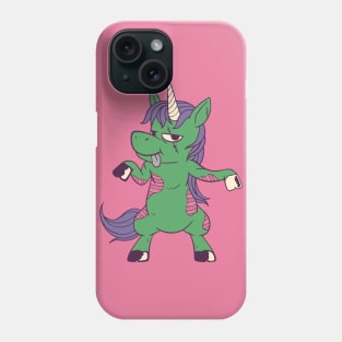 Funny Halloween Zombie Unicorn Phone Case