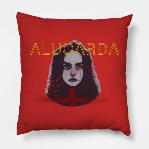 Alucarda Pillow by pumpkinlillies