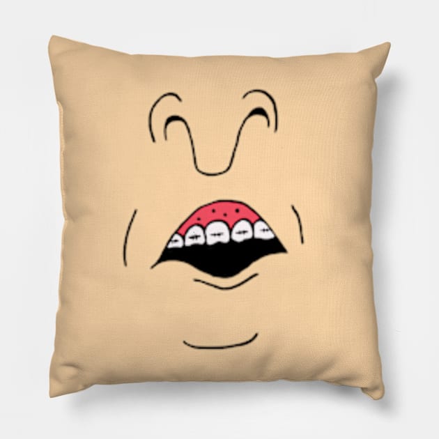 Butthead Mouth Pillow by WizzKid