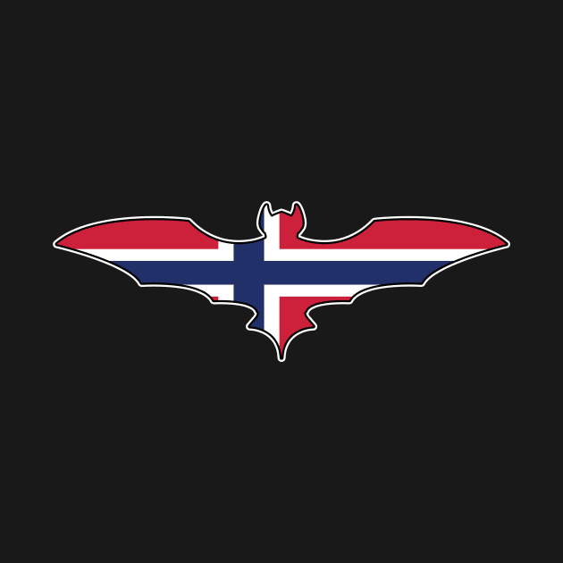 Norwegian Bat Flag. by Wickedcartoons