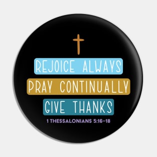 Rejoice Always Pin