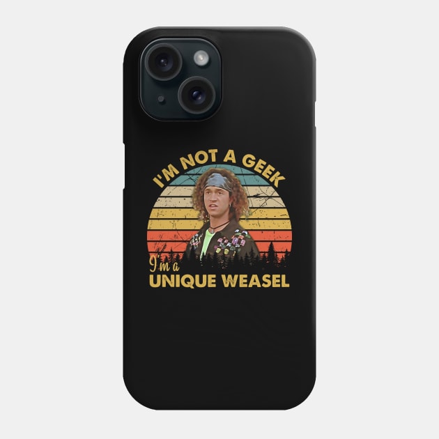 I'm Not A Geek I'm A Unique Weasel Phone Case by Crazy Cat Style