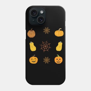 Pumpkin, Swede & Spiderweb, mug, pin, sticker Phone Case