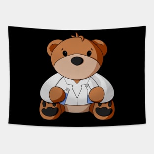 Scientist Teddy Bear Tapestry