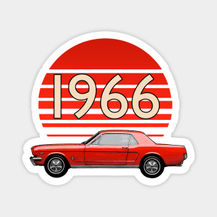 1966 Ford Mustang Coupe Magnet