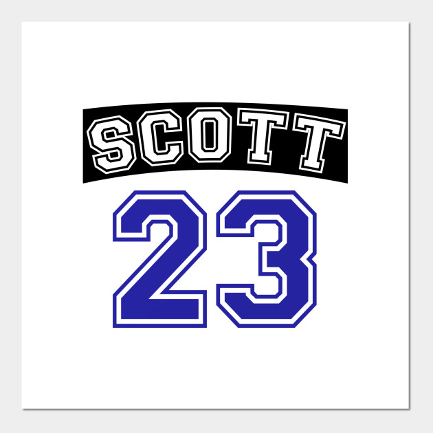Scott 23 Ravens Basketball Jersey One Tree Hill Affiche Et