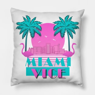 Miami Vice Palm Pillow