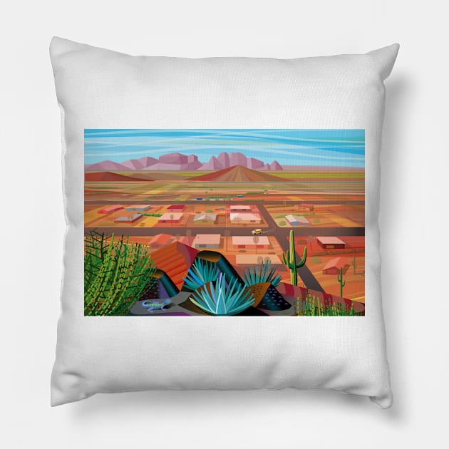 Maricopa County Pillow by charker