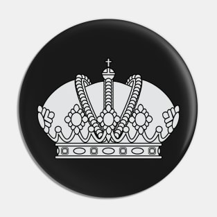 Imperial crown (silver) Pin