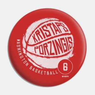 Kristaps Porzingis Washington Basketball Pin