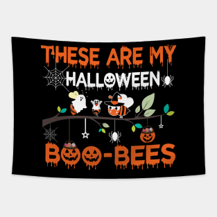 These are my Halloween Boo Bees Tapestry