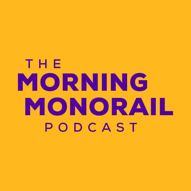 Morning Monorail Podcast Logo Purple Text Only by MorningMonorail