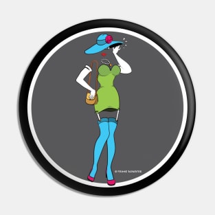 Shakedown Street Zoot Suit Invisible Girl Pin