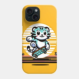 Tiger Skater Kawaii Harajuku Design Phone Case