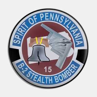 B-2 Stealth Bomber Spirit of Pennsylvania wo Txt X 300 Pin