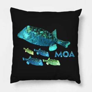 Moa - Tropical, Boxfish - Hawaiian Fish Pillow