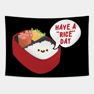 Have A Rice Day Rice Pun Tapestry