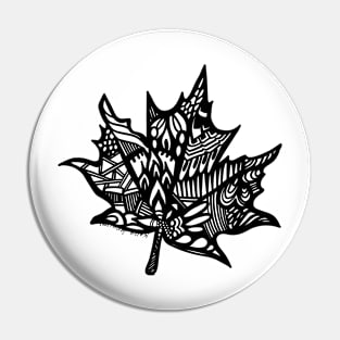 Leaf_black Pin