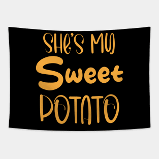 She's My Sweet Potato Matching Couples, She's My Sweet Potato, I Yam Tapestry