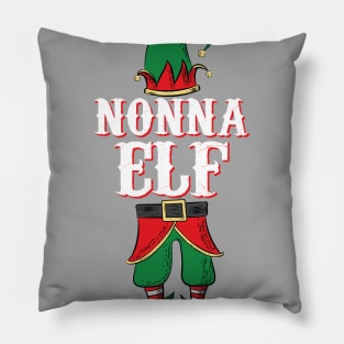 Nonna Elf - Italian Grandma Family Christmas design Pillow