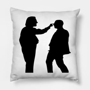 Bottom silhouettes 1 Pillow