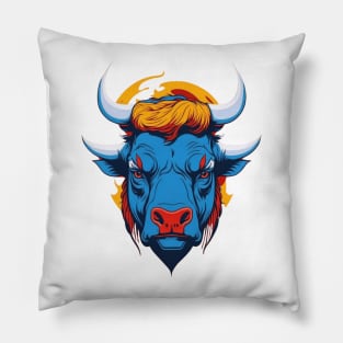 bull head Pillow