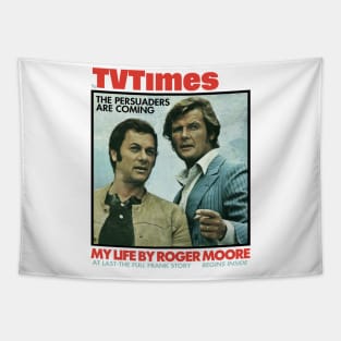 TV Times Tony Curtis Roger Moore Persuaders 1971 Cove Tapestry