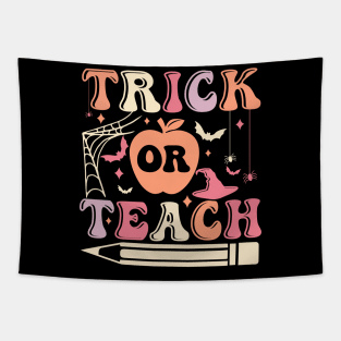 Trick Or Teach Funny cute halloween teacher Costume 2022 Tapestry