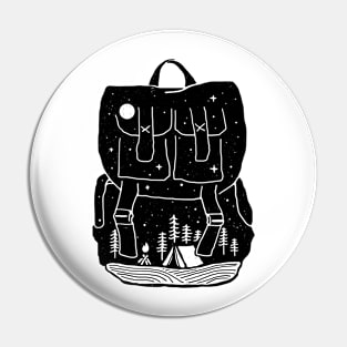 Backpacker (for Bright Color) Pin