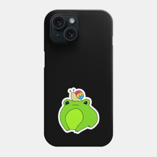 pansexual pride frog Phone Case