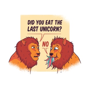 Lion Unicorn Humor T-Shirt