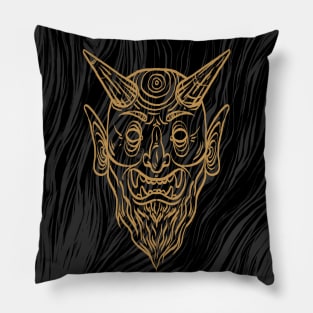 Demon dark Pillow