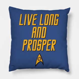 LIVE LONG AND STAR TREK Pillow