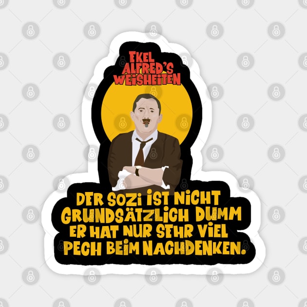 Alfred Tetzlaff - Ekel Alfred - Ein Herz und eine Seele Magnet by Boogosh