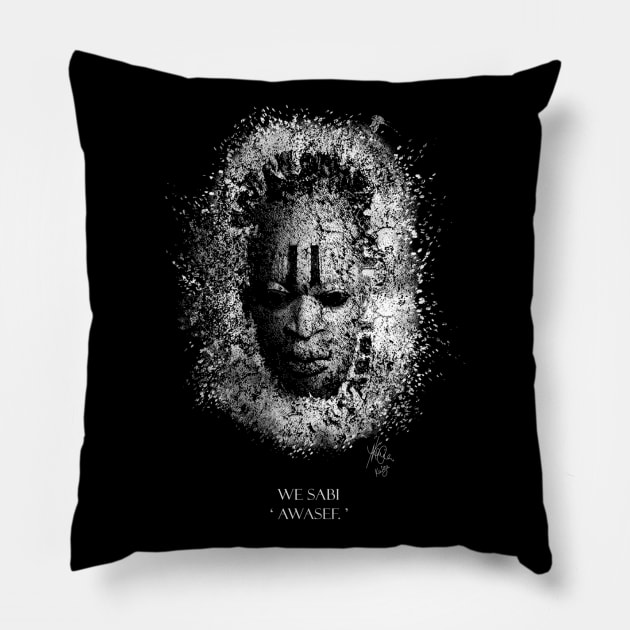 MASK with pidgin Text Pillow by KEISIEN