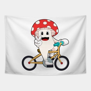 Mushroom with Bicycle Tapestry