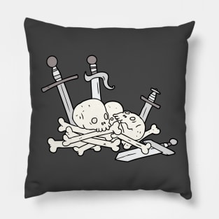 skull & sword Pillow