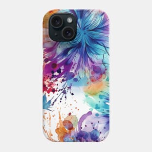 Rainbow flowers 7 Phone Case