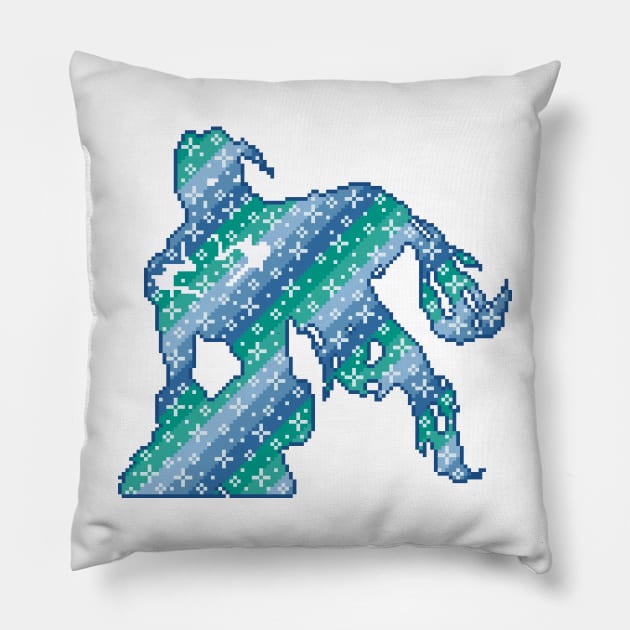 Soul Reaver Galaxy Pixel Art Pillow by AlleenasPixels